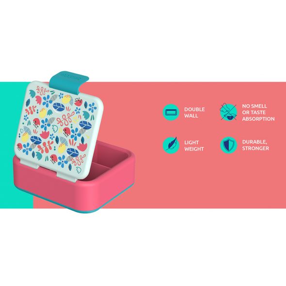 QUOKKA PLASTOVÝ BOX NA SVAČINU TWIST KIDS SEA ANIMALS - KRABIČKY NA SVAČINU - KRMENÍ