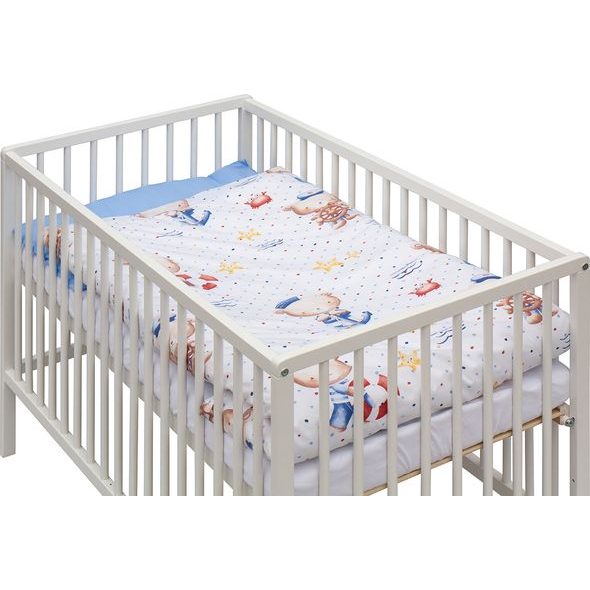 SCARLETT DĚTSKÁ POSTÝLKA S KOMPLETNÍ VÝBAVOU DONETO 120 X 60 CM - DŘEVĚNÉ POSTÝLKY - SPINKÁNÍ