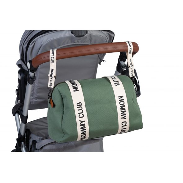 CHILDHOME PŘEBALOVACÍ TAŠKA MOMMY CLUB SIGNATURE CANVAS GREEN - PŘEBALOVACÍ TAŠKY - KOČÁRKY A PŘÍSLUŠENSTVÍ