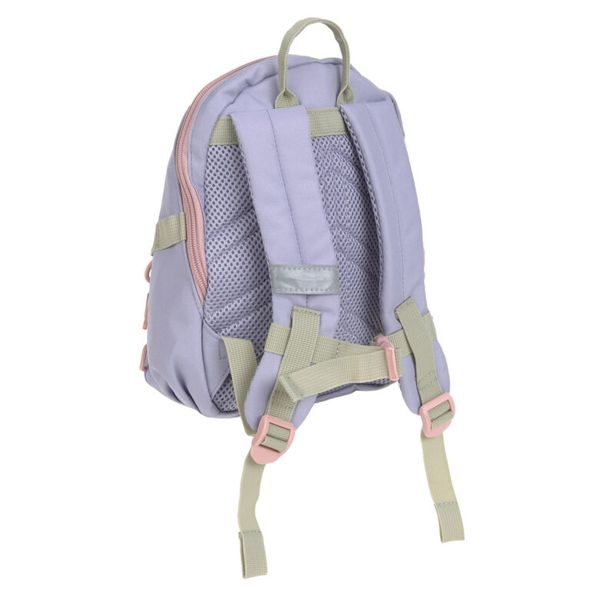 LÄSSIG KIDS TINY BACKPACK OUTDOOR RAINBOW PASTEL LILAC - LÁTKOVÉ PLENY ALL IN ONE - PŘEBALOVÁNÍ