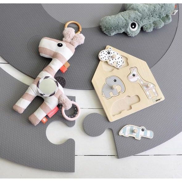 DONE BY DEER DŘEVĚNÉ PUZZLE - MOTORICKÉ A HRY - PRO DĚTI