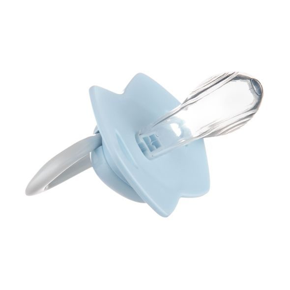 CANPOL BABIES SET SYMETRICKÝCH SILIKONOVÝCH DUDLÍKŮ 18M+ BONJOUR PARIS MODRÝ - ŠIDÍTKA A DOPLŇKY - KRMENÍ