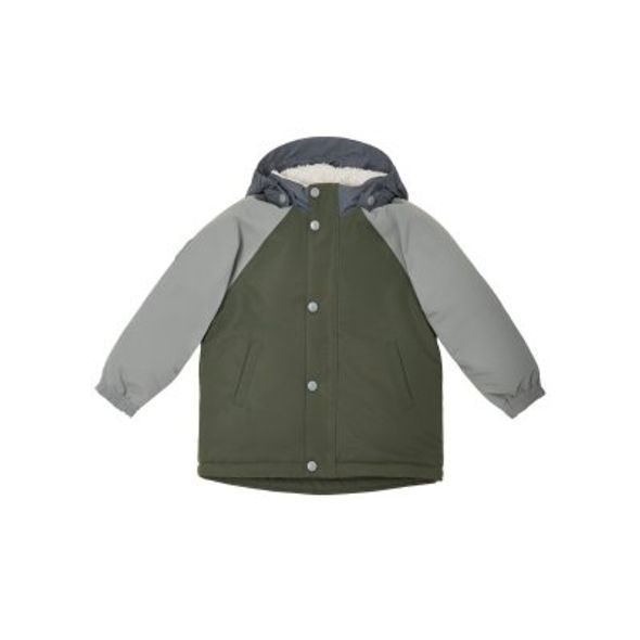 LEOKID ZIMNÍ BUNDA COLOR BLOCK GREEN SCAPE VEL. 2 - 3 ROKY (VEL. 92) - BUNDY - PRO DĚTI