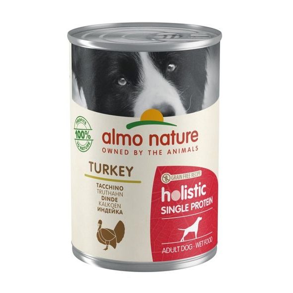 ALMO NATURE HOLISTIC MONOPROTEIN - KRŮTA 400G 24X400G - KONZERVY PRO PSY - CHOVATELSKÉ POTŘEBY MALVÍKZOO