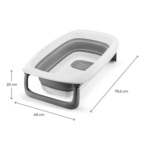 KINDERKRAFT STOLEK PŘEBALOVACÍ S VANIČKOU BUBBLY GREY - PŘEBALOVACÍ PULTY - PŘEBALOVÁNÍ