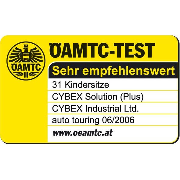 CYBEX SOLUTION 2010 - AUTOSEDAČKY 15-36KG - AUTOSEDAČKY A PŘÍSLUŠENSTVÍ