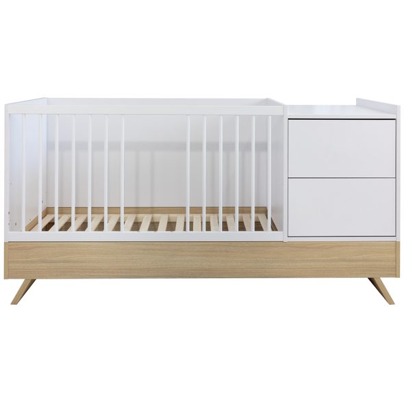 KOMBI POSTÝLKA FAKTUM SIENNA 3V1 WHITE 70X - DŘEVĚNÉ POSTÝLKY - SPINKÁNÍ