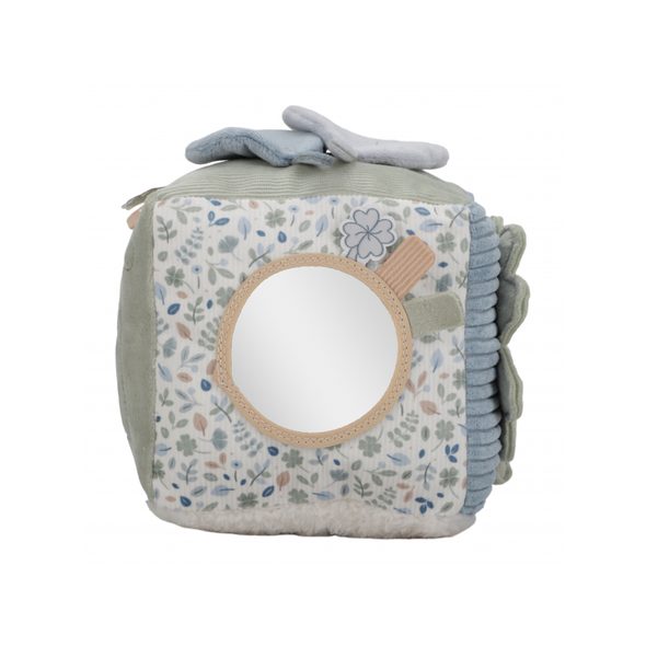 LITTLE DUTCH KOSTKA TEXTILNÍ S AKTIVITAMI KRÁLÍČEK MIFFY LUCKY LEAVES - MIFFY - PRO DĚTI