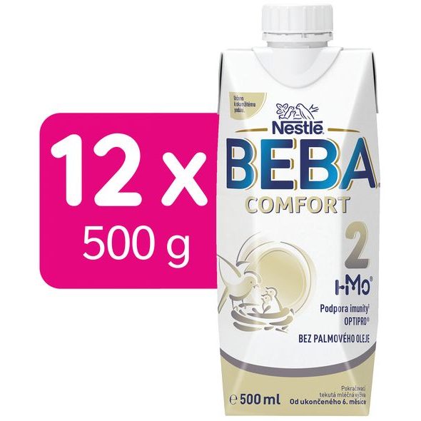 BEBA 12X COMFORT 2 NEW (500ML) - KOJENECKÁ MLÉKA - KRMENÍ