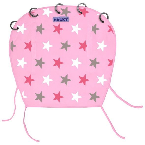 DOOKY DESIGN CLONA BABY PINK / PINK STARS - SLUNEČNÍKY A CLONY - KOČÁRKY A PŘÍSLUŠENSTVÍ