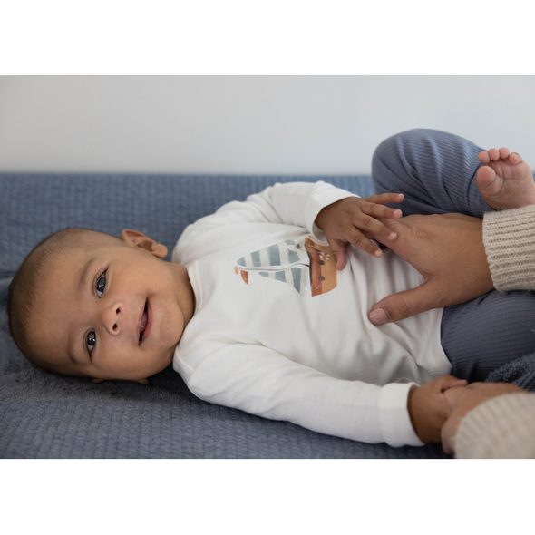 LITTLE DUTCH KALHOTY ŽEBROVANÉ BLUE VEL. 50/56 - KALHOTKY A TEPLÁČKY - PRO DĚTI