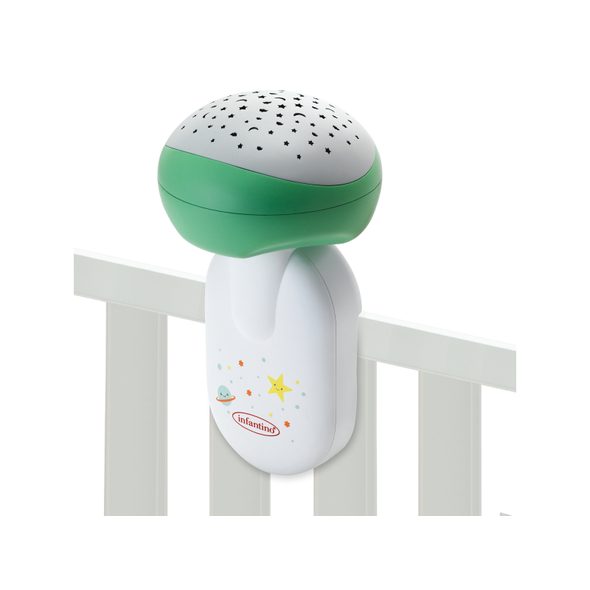 INFANTINO HUDEBNÍ KOLOTOČ S PROJEKCÍ 3V1 ZELENÝ - KOLOTOČE NA POSTÝLKU - PRO DĚTI