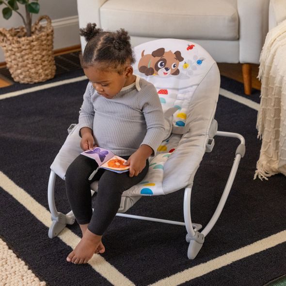 BABY EINSTEIN LEHÁTKO HUDEBNÍ VIBRUJÍCÍ DEAN'S DISCOVERY SPOT™ 0M+ DO 9KG - LEHÁTKA A HOUPADLA - SPINKÁNÍ