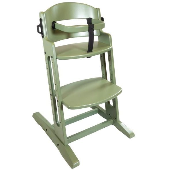 BABY DAN ROSTOUCÍ DŘEVĚNÁ ŽIDLIČKA DANCHAIR GREEN - JÍDELNÍ ŽIDLIČKY DŘEVĚNÉ - KRMENÍ