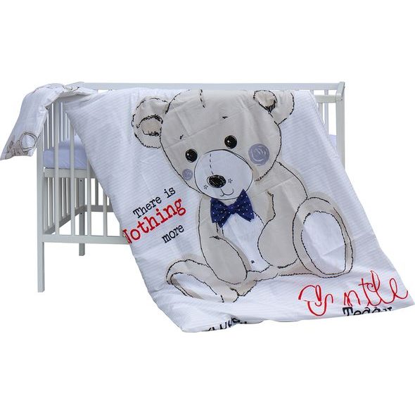 SCARLETT DĚTSKÁ POSTÝLKA S KOMPLETNÍ VÝBAVOU SCARLETT 120 X 60 CM - TIKO - DŘEVĚNÉ POSTÝLKY - SPINKÁNÍ