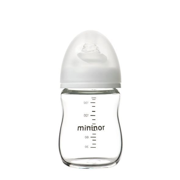 MININOR SKLENĚNÁ KOJENECKÁ LAHEV 160ML 0M - KOJENECKÉ LAHVE - KRMENÍ