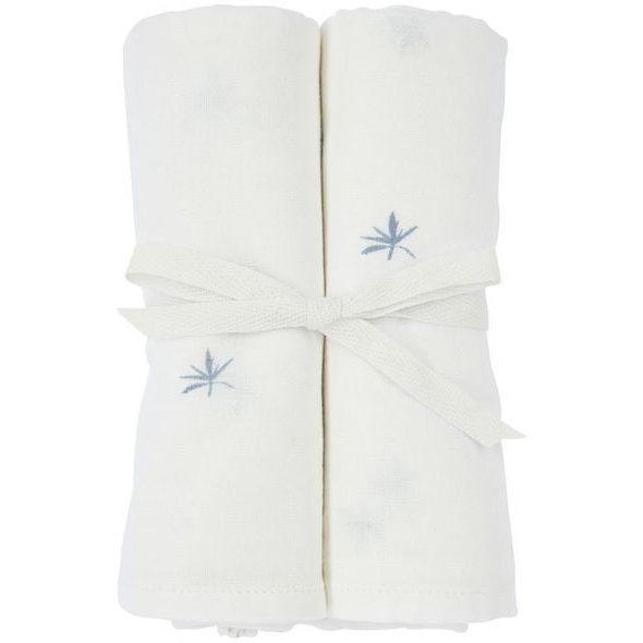 MEYCO BAMBUSOVÁ PLENA 70X70CM 2-BALENÍ IBIZA - DENIM - LÁTKOVÉ PLENY SKLÁDANÉ - PŘEBALOVÁNÍ