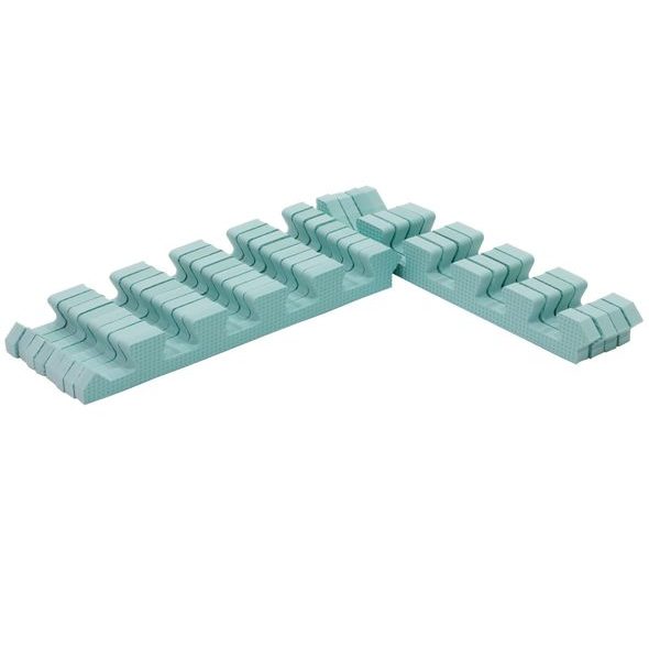 RIALTO BABY SADA ZELENÝCH OKRAJŮ PRO PĚNOVÉ PUZZLE 90X90CM - HRACÍ PODLOŽKY NA ZEM - SPINKÁNÍ