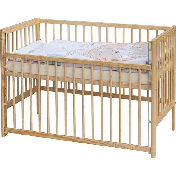 SCARLETT DĚTSKÁ POSTÝLKA S KOMPLETNÍ VÝBAVOU SCARLETT 120 X 60 CM - ERI - DŘEVĚNÉ POSTÝLKY - SPINKÁNÍ