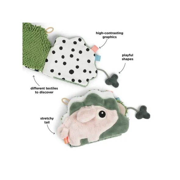 DONE BY DEER HAPPY HOME SENZORICKÁ DĚTSKÁ KNÍŽKA TINY FARM - MIX BAREV - AKTIVNÍ HRAČKY - PRO DĚTI