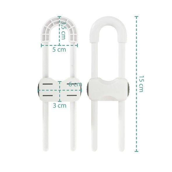 ZOPA ZÁMEK NA ÚCHYTY SKŘÍNĚK 2KS - BEZPEČNOST DĚTÍ V DOMÁCNOSTI - KOUPÁNÍ A ZDRAVÍ