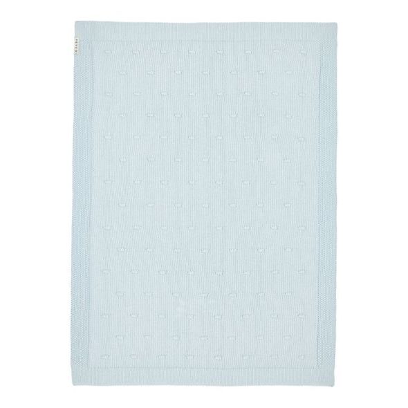 MEYCO DEKA KNOTS - LIGHT BLUE - DĚTSKÉ DEKY PRO MIMINKA - SPINKÁNÍ
