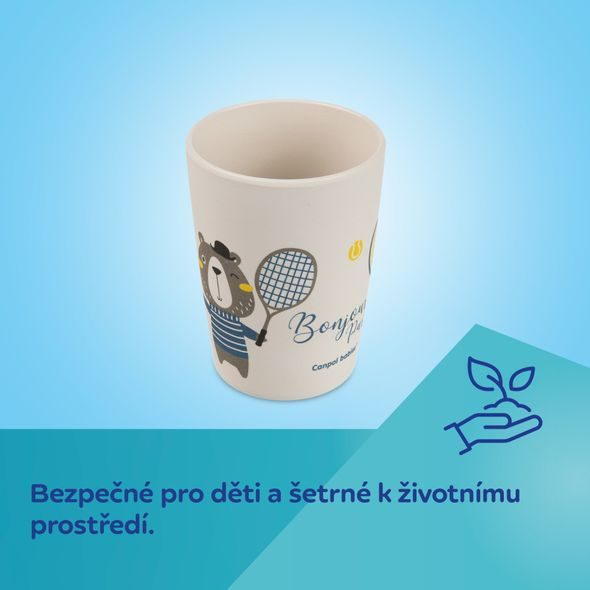 CANPOL BABIES SADA NÁDOBÍ BONJOUR PARIS 5KS ČERVENÁ - MISKY, TALÍŘKY A PODLOŽKY - KRMENÍ