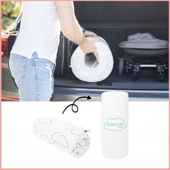 BABYMOOV CESTOVNÍ MATRACE COSY´LITE NOMAD 120X60CM - MATRACE DO POSTÝLKY - SPINKÁNÍ