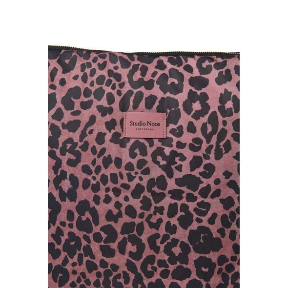 STUDIO NOOS PUFFY DIAPER BAG PŘEBALOVACÍ TAŠKA RED LEOPARD - ORGANIZÉRY A KOŠÍKY - KOČÁRKY A PŘÍSLUŠENSTVÍ