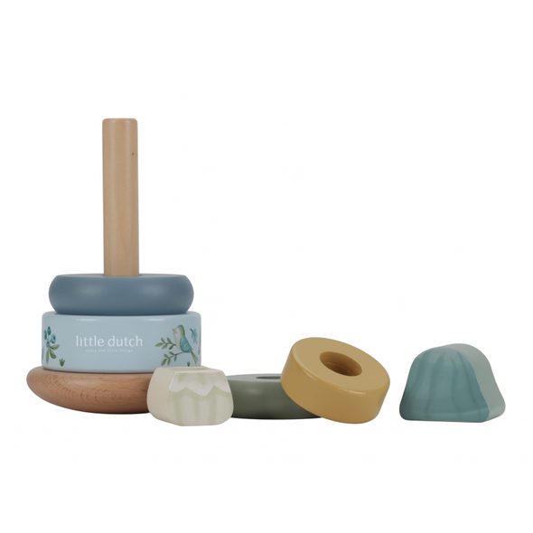 LITTLE DUTCH NASAZOVACÍ KROUŽKY DŘEVĚNÉ FOREST FRIENDS - LITTLE DUTCH - PRO DĚTI