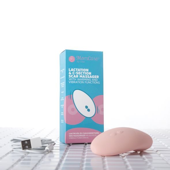 MOMCARE BY LINA MASÁŽNÍ PŘÍSTROJ NA PODPORU LAKTACE A MASÁŽ JIZVY PO CÍSAŘSKÉM ŘEZU - POPORODNÍ POMŮCKY - PRO MAMINKY
