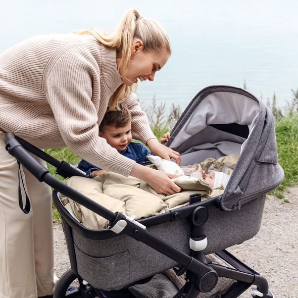 VOKSI EXPLORER DARK SAND CLOVER - FUSAKY DO KOČÁRKU - KOČÁRKY A PŘÍSLUŠENSTVÍ