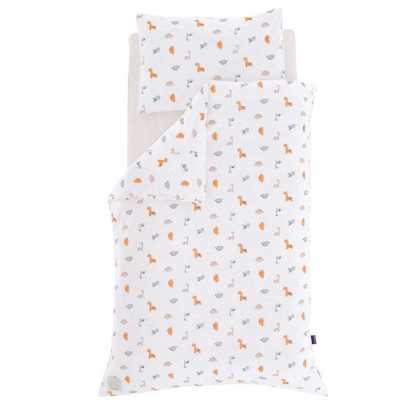 TRÄUMELAND POVLEČENÍ JERSEY 100/135 + 40/60 DINOLINO ALLOVER - POVLEČENÍ DO POSTÝLKY - SPINKÁNÍ