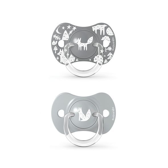 SUAVINÉX DUDLÍK SX PRO FYZIOLOGICKÝ SILVER FOX +18M 2KS - ŠIDÍTKA A DOPLŇKY - KRMENÍ