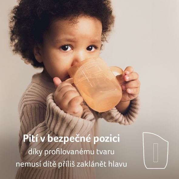 LOVI HRNEČEK TRÉNINKOVÝ GENIUS 150ML NUDE - DĚTSKÉ HRNEČKY - KRMENÍ