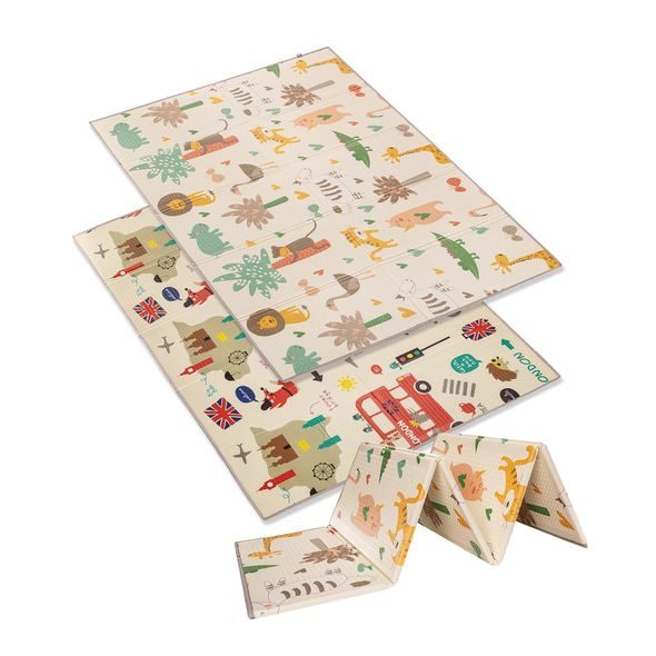 ZOPA MULTIFUNKČNÍ PĚNOVÁ SKLÁDACÍ PODLOŽKA OBOUSTRANNÁ 200X150 - HRACÍ PODLOŽKY NA ZEM - SPINKÁNÍ