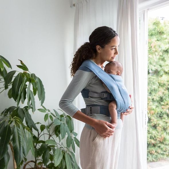 ERGOBABY EMBRACE SOFT KNIT OXFORD BLUE - ERGONOMICKÁ NOSÍTKA - NOŠENÍ & SPORT
