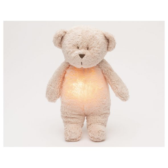 MOONIE USÍNÁČEK MEDVĚD 2.0 ORGANIC ROSE - USÍNÁČCI ŠUMÍCÍ / S TLUKOTEM - PRO DĚTI