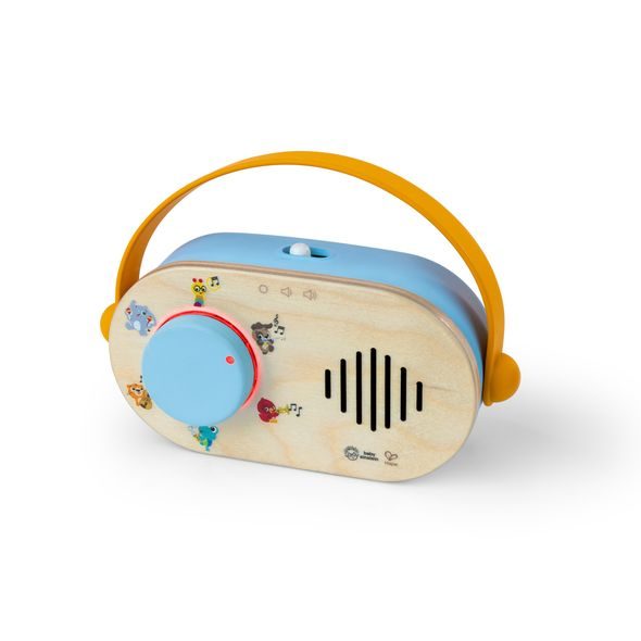 BABY EINSTEIN HRAČKA HUDEBNÍ RÁDIO DISCOVERY RADIO™ HAPE 6M+ - MOTORICKÉ A HUDEBNÍ - PRO DĚTI