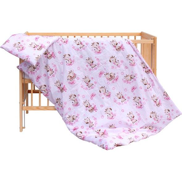 SCARLETT POVLEČENÍ DO POSTÝLKY 2DÍLNÉ SCARLETT FIKI 135X100CM RŮŽOVÁ - POVLEČENÍ DO POSTÝLKY - SPINKÁNÍ