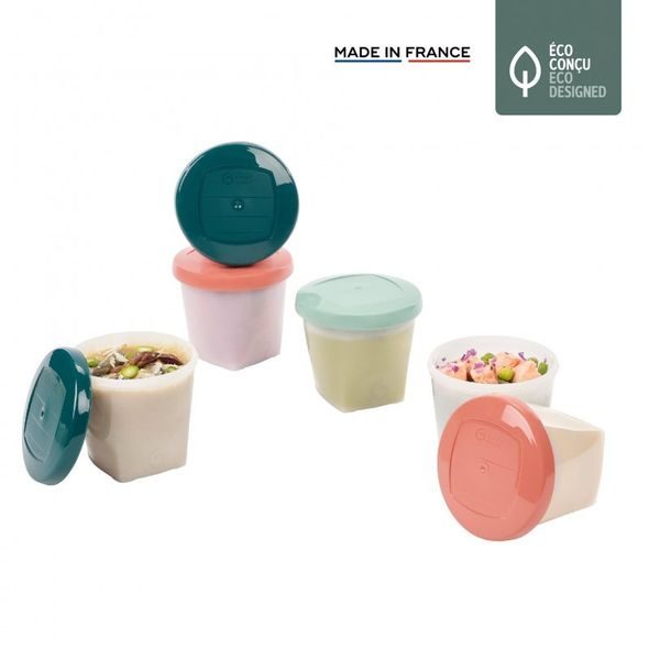 BABYMOOV MISKY S VÍČKY BIO 6X 250ML - MISKY, TALÍŘKY A PODLOŽKY - KRMENÍ