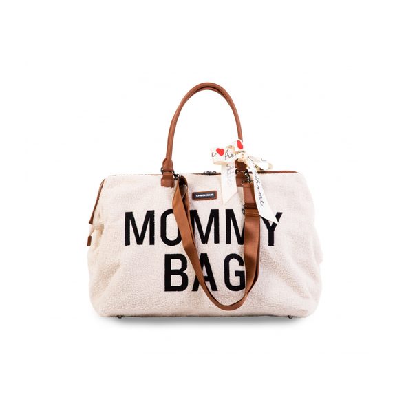 CHILDHOME PŘEBALOVACÍ TAŠKA MOMMY BAG TEDDY OFF WHITE - PŘEBALOVACÍ TAŠKY - KOČÁRKY A PŘÍSLUŠENSTVÍ