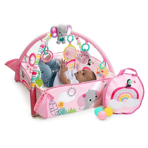 BRIGHT STARTS DEKA NA HRANÍ 5V1 PIP YOUR WAY BALL PLAY ™ RAINBOW TROPICS ™ 0M + - HRACÍ DEKY - PRO DĚTI