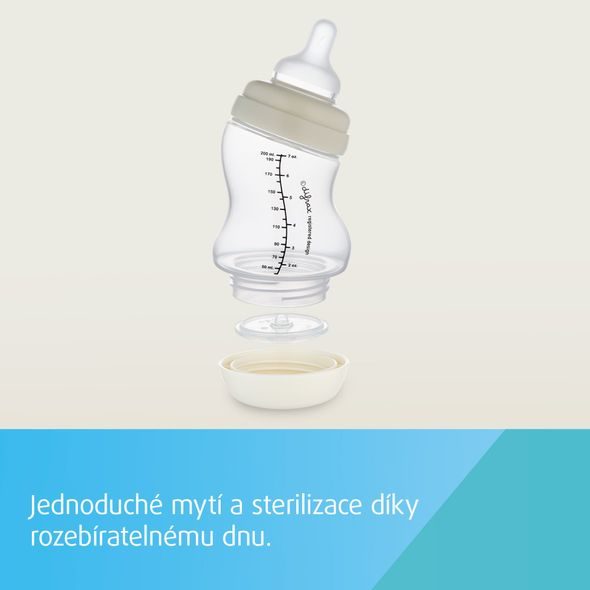 CANPOL BABIES LAHEV ŠIROKOHRDLÁ ANTIKOLIKOVÁ S-SHAPE 310ML - KOJENECKÉ LAHVE - KRMENÍ