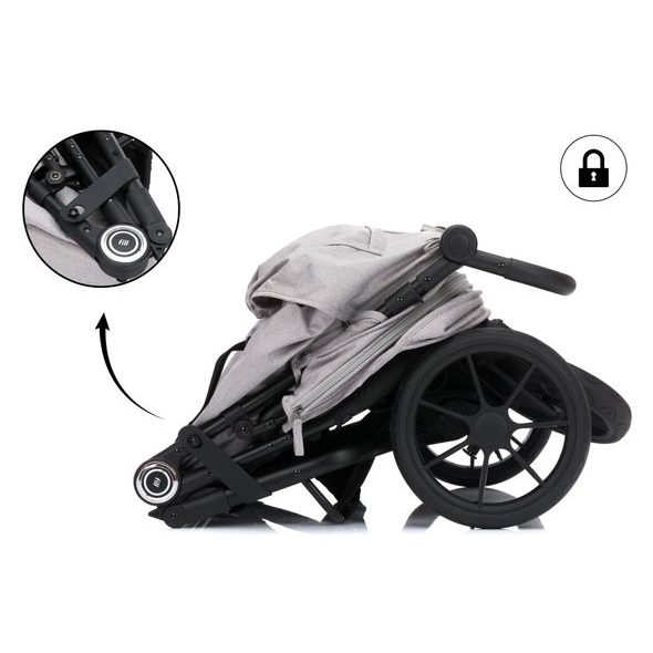 FILLIKID KOČÁREK PRO DVOJČATA DUETTE GREY - KOČÁRKY PRO DVOJČATA - KOČÁRKY A PŘÍSLUŠENSTVÍ