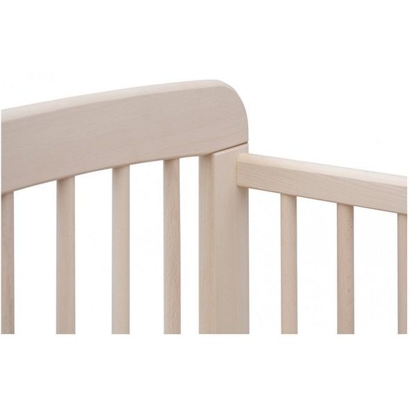 SCARLETT DĚTSKÁ POSTÝLKA S VYNDAVACÍMI PŘÍČKAMI MÍŠA ECO (BUK) 120X60CM - DŘEVĚNÉ POSTÝLKY - SPINKÁNÍ