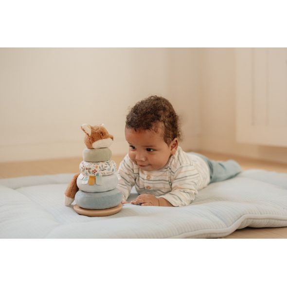 LITTLE DUTCH NASAZOVACÍ KROUŽKY FOREST FRIENDS - STOHOVACÍ HRAČKY - PRO DĚTI