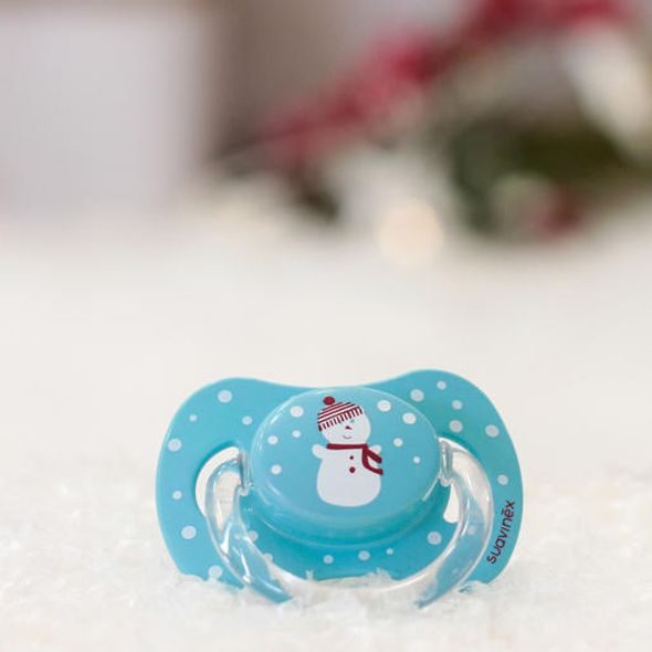 SUAVINEX ZIMA | ŠIDÍTKO FYZIOLOGICKÉ 0/4 M SNĚHULÁK - ŠIDÍTKA A DOPLŇKY - KRMENÍ