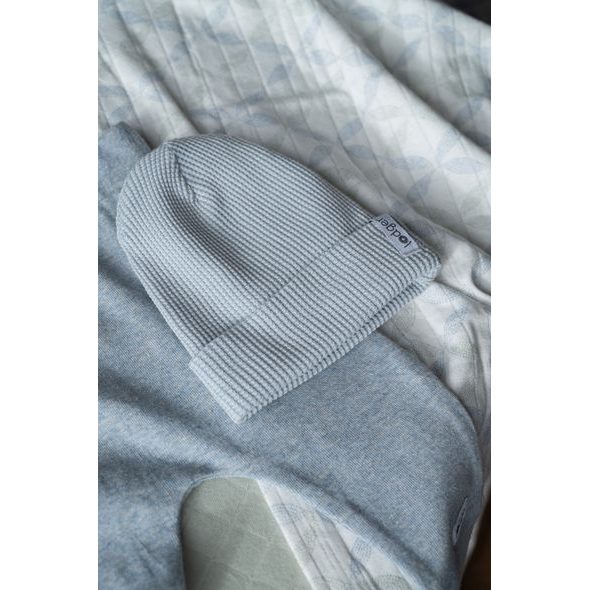 LODGER BEANIE CIUMBELLE BLUE FOGG 0 - 6 MĚSÍCŮ - ČEPIČKY A KLOBOUČKY - PRO DĚTI