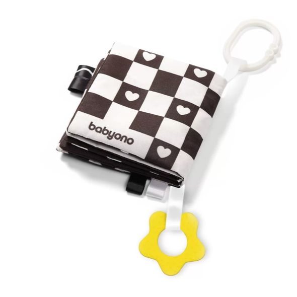 BABYONO KNÍŽKA NA HRANÍ BLACK&WHITE - KNÍŽKY PRO NEJMENŠÍ - PRO DĚTI